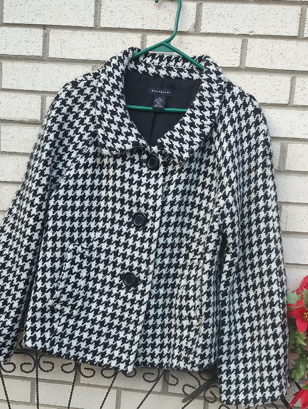 Rafaella Black & White Houndstooth Jacket - Picture 5 of 9